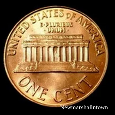 1969 S Lincoln Memorial Penny ~ Uncirculated Cent From Bank Roll  • $2.95