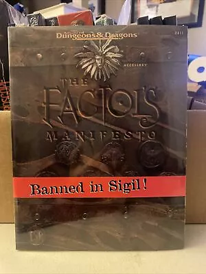 AD&D THE FACTOL’S MANIFESTO  SEALED!! A Planescape Accessory 1995 TSR Brand New • $99