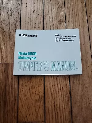 Kawasaki Factory Ninja 250R Owners Manual PN:99920-1914-01 • $29.99