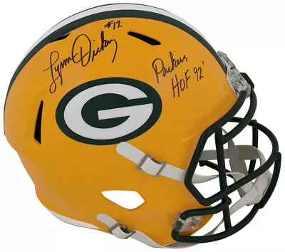 Lynn Dickey Signed Packers Riddell F/S Speed Rep Helmet W/Packers HOF - (SS COA) • $234.84