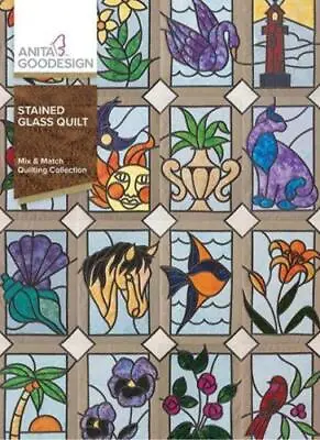 Stained Glass Quilt Anita Goodesign Embroidery Design Machine CD • $15.99