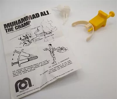 Muhammad Ali Action Figure 1976 Mego Instruction Sheet Headgear Striking Trigger • $23.70