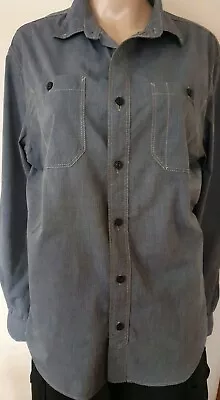 Country Road - Mens Grey Striped Casual Shirt - Size M. • $20