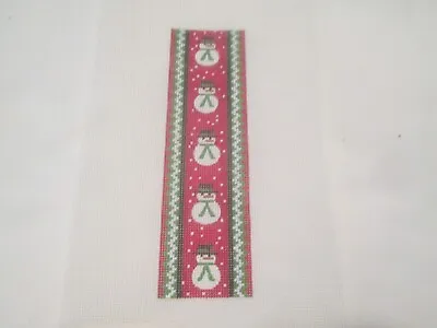 Snowman Candy Ribbon-melissa Shirley-handpainted Needlepoint Canvas • $42.54