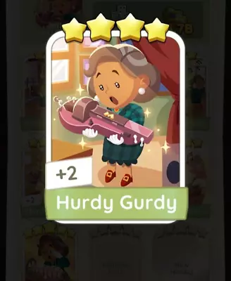 Hurdy Gurdy | Set 17 Monopoly Go 4 Stars🌟sticker • $5.59