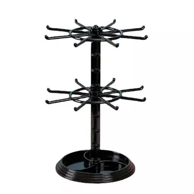 Rotating Plastic Stands Rack Jewelry Necklace Keyring Display Hook Storage Decor • £6.16