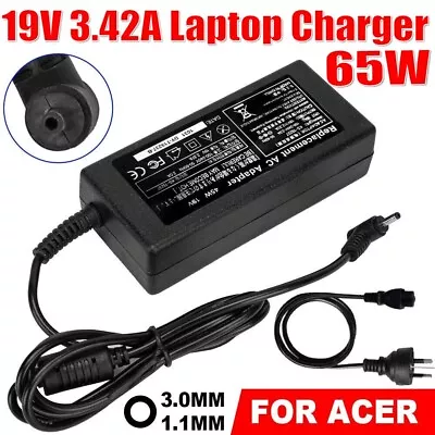 For Acer Swift 3 SF314-51 Laptop 65W AC Adapter Charger Power Supply 3.0*1.0mm • $18.49