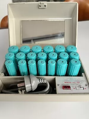 Vintage Sanyo Hot Rollers Hair Curlers HCL-102 Portable • $20