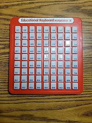 Educational Keyboard Multiplication Press & See Home School Math Table  • $14.99