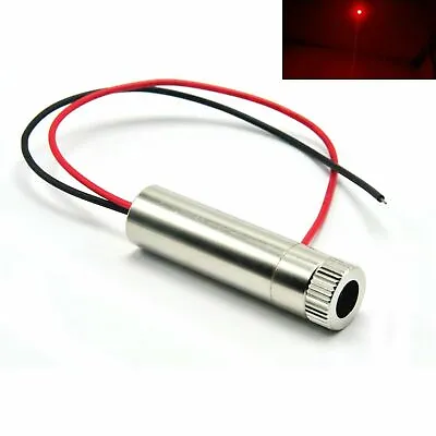 650nm 200mW Red Focusable Dot Laser Diode Module 12x45mm Driver 5V • £18.35