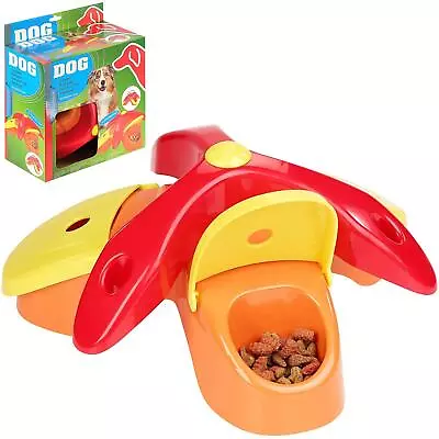 Dog Puzzle Toy Snack Dispenser Interactive Dog Feeding Game Food Bowl For Pets • £6.49