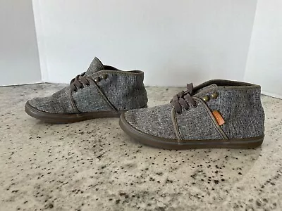 Vans Camryn High-Tops Gray/Brown Material Women's 5 • $34.99