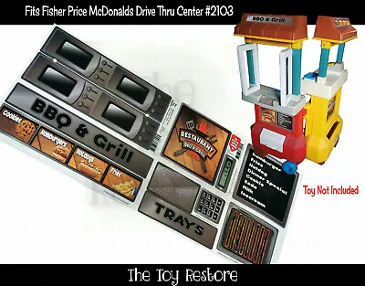$25.99 • Buy The Toy Restore Replacement Stickers Fits Fisher Price McDonalds Drive Thru Rest