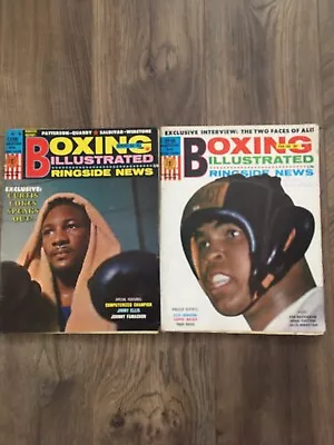 Boxing Illustrated Wrestling News 1968 2 Issues Cassius Clay-sonny Liston • $12.42