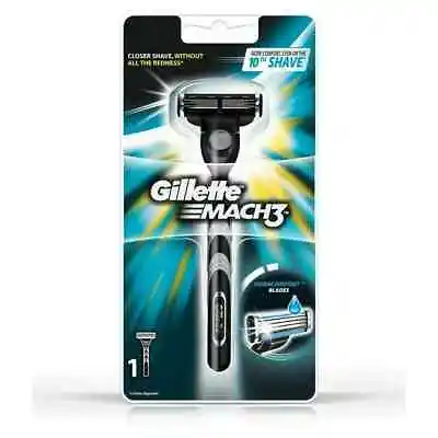 Gillette Mach3 Razor Handle + 1 Mach3 Turbo Cartridge (5 Pack ) • $24