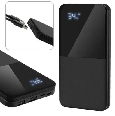 $42 • Buy 50000mAh Portable Power Bank Charger With LCD 2USB External Battery Pack