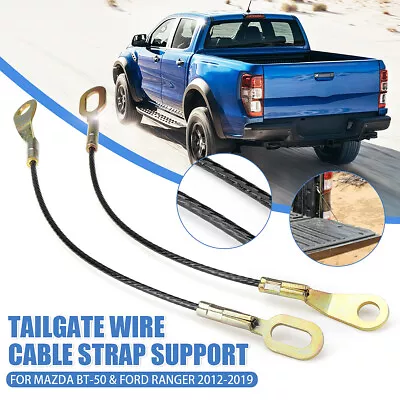 Tailgate Cable Strap Support LR For Ford Ranger Mazda BT50 Pickup Ute 2012-2019 • $16.38