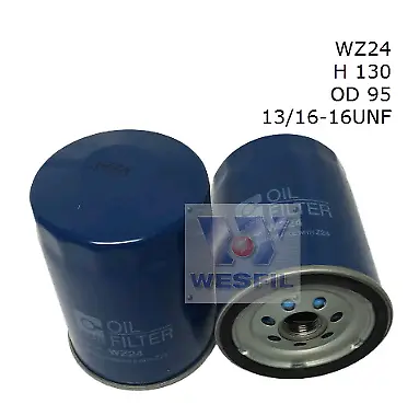 4 X WZ24 Wesfil Oil Filters - PACK OF FOUR Industry Number Z24 For CHEVROLET • $75