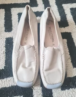 Sally O'hara Beige Flat Shoes For Women Size 38 • £45