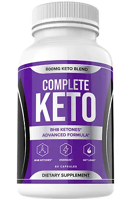 Complete Keto Weight Loss Diet Pills Fat Burner Supplement For Men Women 60 Ct • $12.87