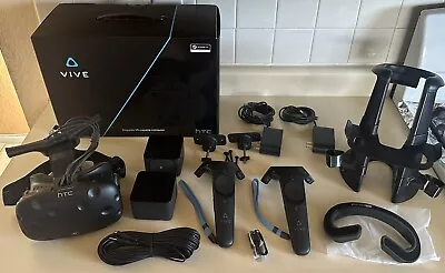 HTC Vive VR Headset Complete Set Full Kit System Virtual Reality (pls Read Des) • $300