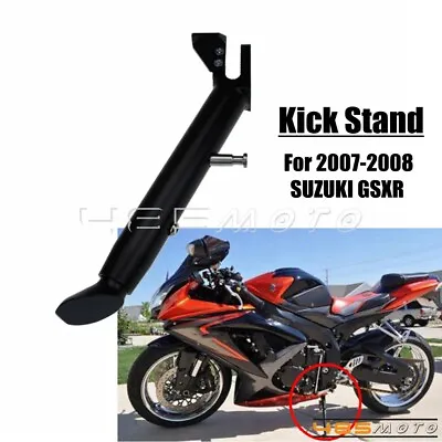$42.99 • Buy For 07-08 Suzuki GSXR 600 750 1000 Adjustable Lowering Kick Side Stand Kickstand