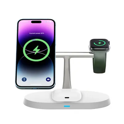 3in1 Wireless Charger Fast Charging Station For Apple Watch IPhone 15 14 13 12 • $30.99