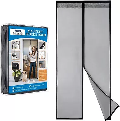 Shatex Fiberglass Magnetic Screen Door Heavy Duty Mesh Curtain For Sliding Door • $29.33