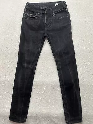 True Religion Jeans Mens 30 Rocco Relaxed Skinny Black • $25