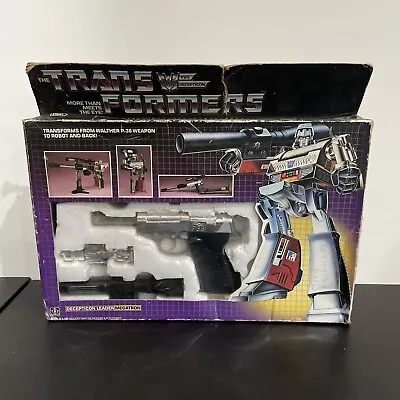 Vintage Transformers G1 MEGATRON Complete Set Original Box And Paper Inserts • $650