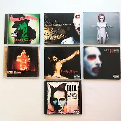 Marilyn Manson X 7 CD Lot With Very Good - Mint Slipcases Mint CDs. • $70