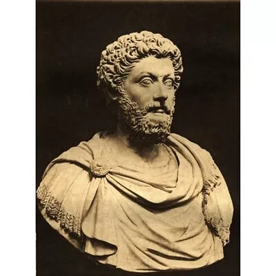 Marcus Aurelius 121-180 A.D.Roman Emperor  From A Bust In Museo • $20.90