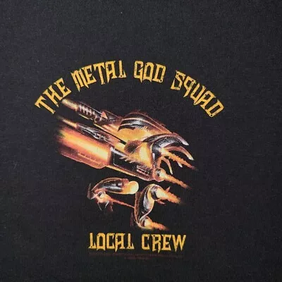 Judas Priest Metal God Squad Tour Crew Shirt • $25