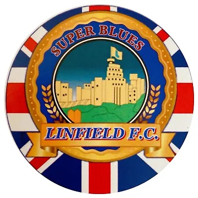 £3 • Buy Rangers Fc Ulster Northern Ireland LINFIELD Fc Chelsea Badges  Queen’s Platinum