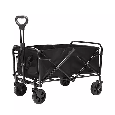 Folding Beach Wagon Cart Trolley Garden Outdoor Picnic Camping Sports Market • $62.99