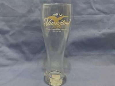 New YUENGLING BEER Tall 9  Tapered Pilsner Glass 23 Ounce • $9.99