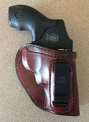 Don Hume Clip On IWB Holster For S&W J Frame - RH Brown • $39.95