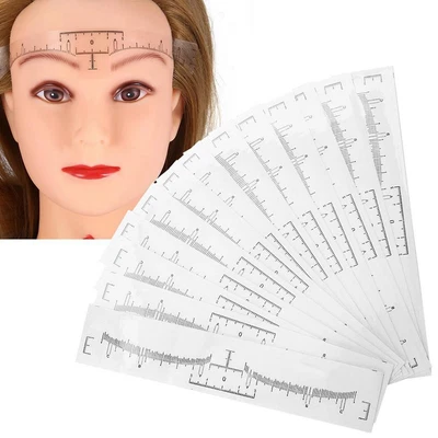 £2.69 • Buy Makeup Guide Microblading Eyebrow Tattoo Stencil Ruler Template Sticker Shaper