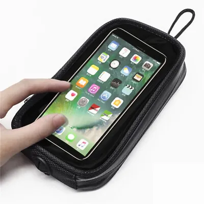 Magnetic Touch Screen Cell Phone Holder Fuel Tank Pouch Case Bag For Motorcycle • $16.10