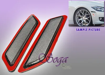 For 2012-2015 Bmw F30 F31 3-series Smoke Side Marker Lamps Bumper Reflector Pair • $15.99
