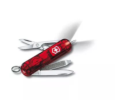 Victorinox Signature Lite Ruby Swiss Army Knife - Made In Switzerland • $48.88