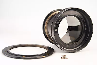 Voigtlander Heliar Brass Barrel Lens No 7 16.5 Inch 420mm F/4.5 Wet Plate • $2199.99