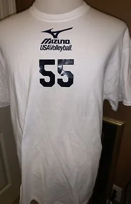 Team USA Volleyball Mizuno Team Issued #55 Shirt Olympic XL Game • $29
