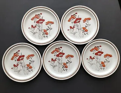 £12.50 • Buy Lambethware Royal Doulton Fieldflower Dinner Plates Poppies Pattern 26.5cm