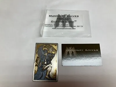 Mummert Knives Atlas Titanium Cutting Card • $200