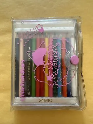$39.99 • Buy Vtg 1976 Sanrio Japan Little Twin Stars Mini Sketching Set Color Pencils & Book
