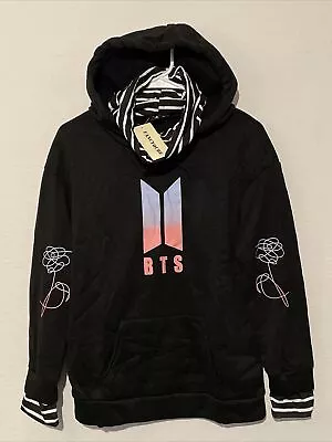 BTS LOVE YOURSELF ANSWER Pullover Hoodie W/Stripe Dickie & Cuffs Adult Medium • $39.99