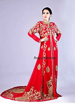 SALE New Moroccan Dubai Kaftans Wedding Kaftan Abaya Caftan Party Wear Kaftan • $136.84