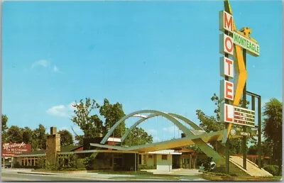 Monteagle Tennessee Postcard MONTEAGLE MOTEL Highway 41 Roadside C1940s Unused • $5.60