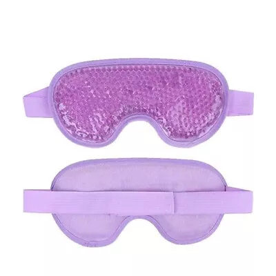 Cooling Gel Bead Eye Mask Migraine Headache Puffy Swollen Dry Eyes Cold Hot Ice • £6.59